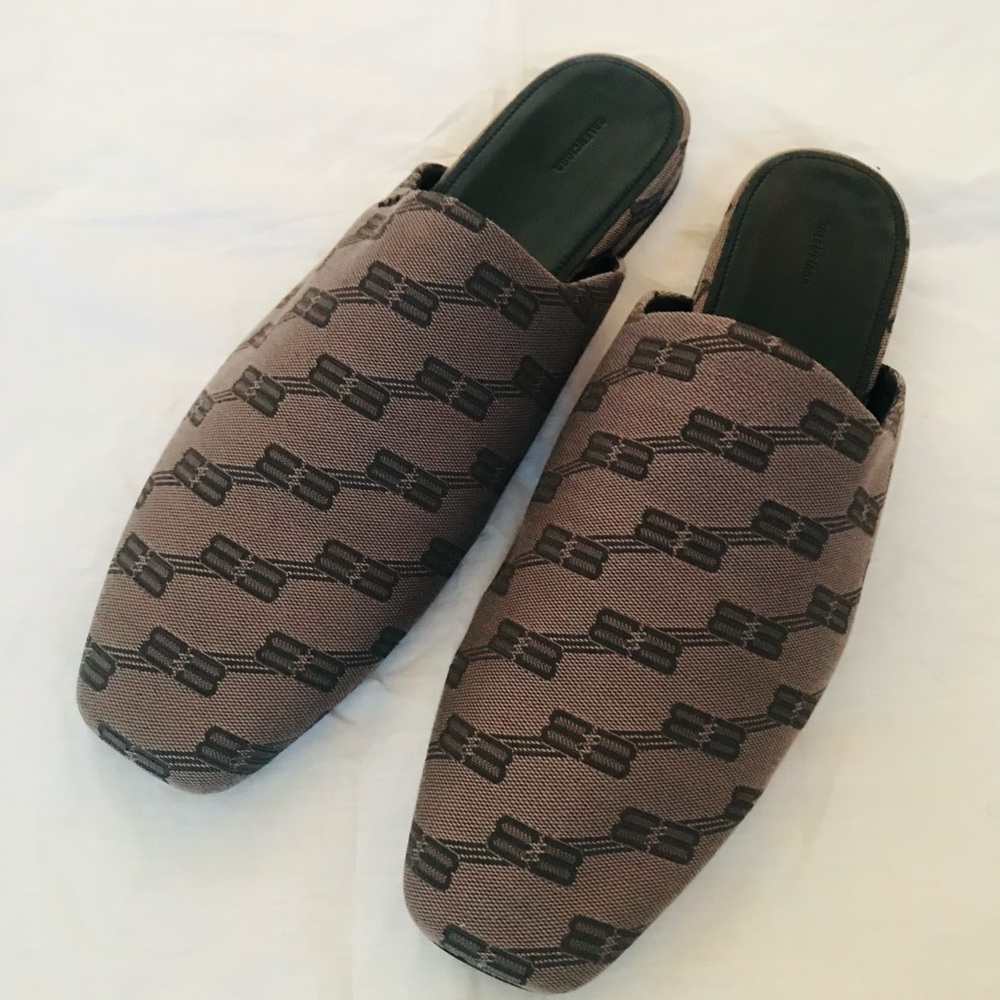 BALENCIAGA Cosy Mules Dark Mink Grey Brown - Picture 4 of 9
